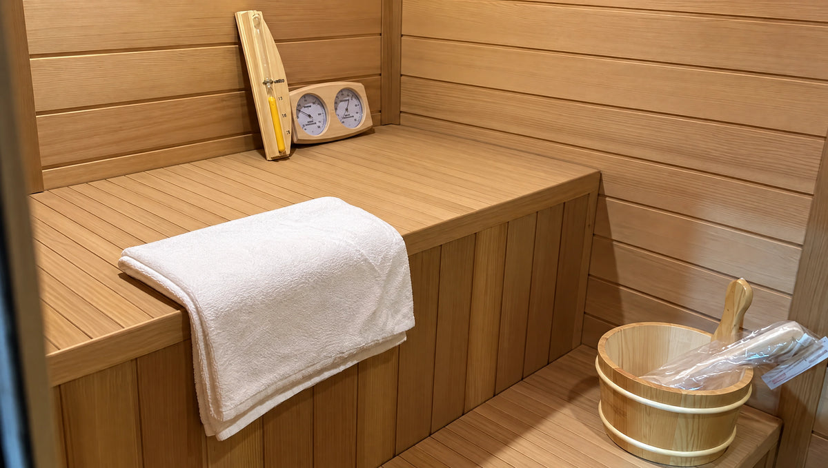 Wide detail of timber seating, vertical bench fronts and horizontal interior boards.